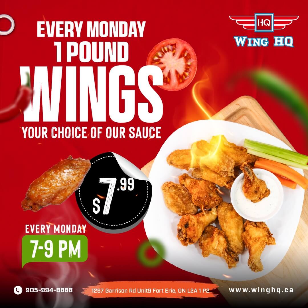 Wing HQ Every Monday